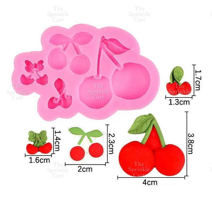 Fruits and Vegetable Series Silicone Molder for Fondant Cake and Pastry Decoration TSC