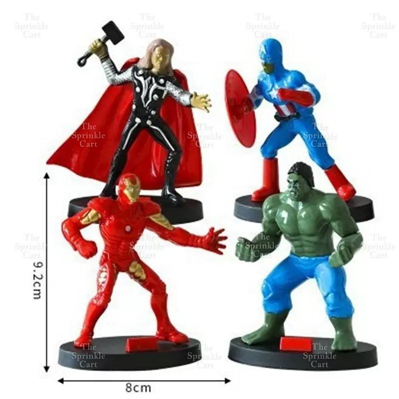 Avengers Figure Cake Topper and Toy TSC