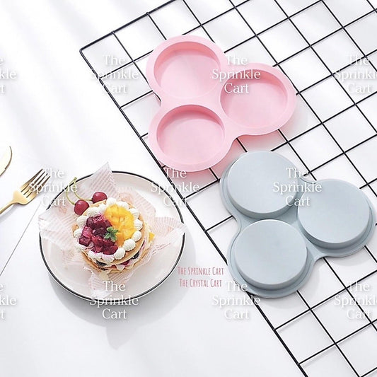 Round Shape Silicone Molder for Bento Cake Dough Pancake Mould TSC