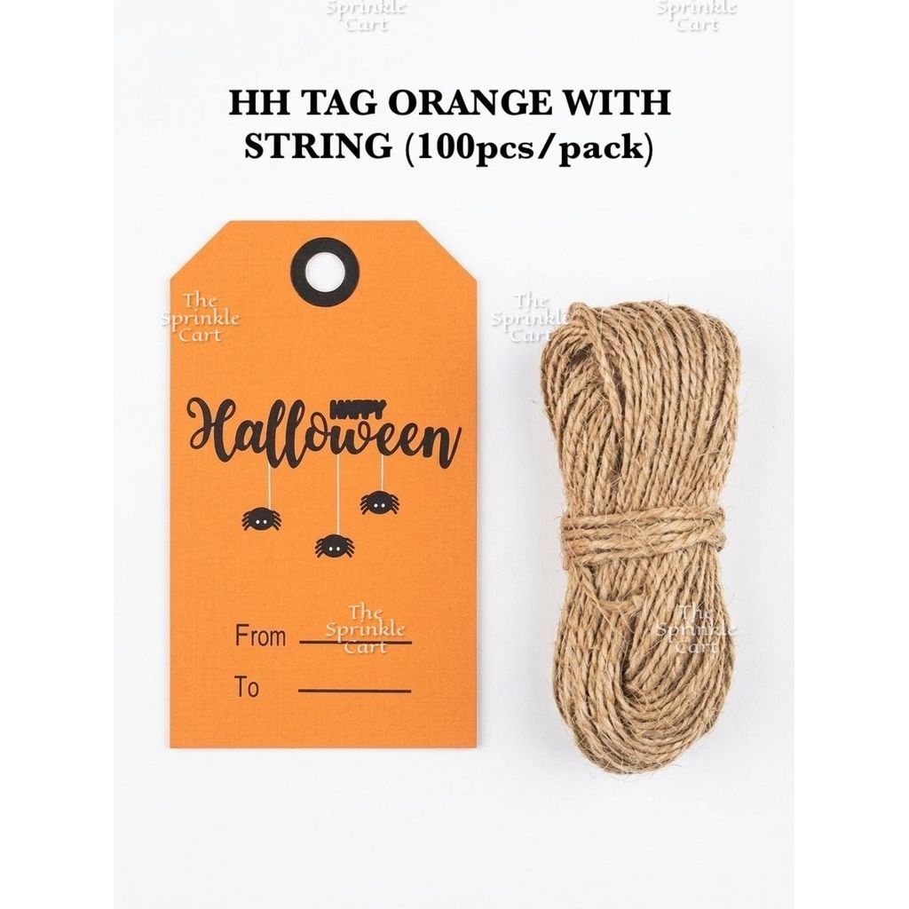 Halloween Tag and Food Box Sticker for DIY Occasion Packaging Label TSC
