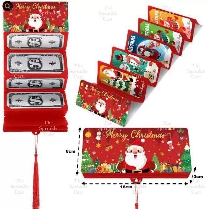 Surprise Money Accordion Angpao Envelope for Birthday Christmas Valentines and Mothers DayTSC