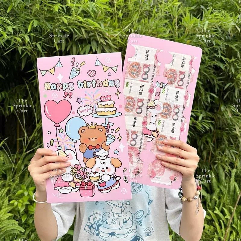 Surprise Money Accordion Angpao Envelope for Birthday Christmas Valentines and Mothers DayTSC