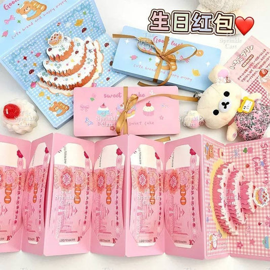 Surprise Money Accordion Angpao Envelope for Birthday Christmas Valentines and Mothers DayTSC