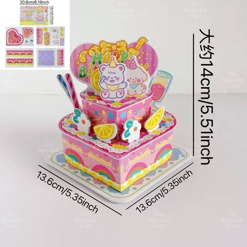 Surprise Money Accordion Angpao Envelope for Birthday Christmas Valentines and Mothers DayTSC