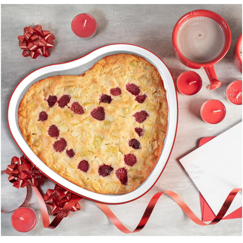 Heart-shape Aluminum Foil Pan Cup Packaging with Lid for Baking TSC