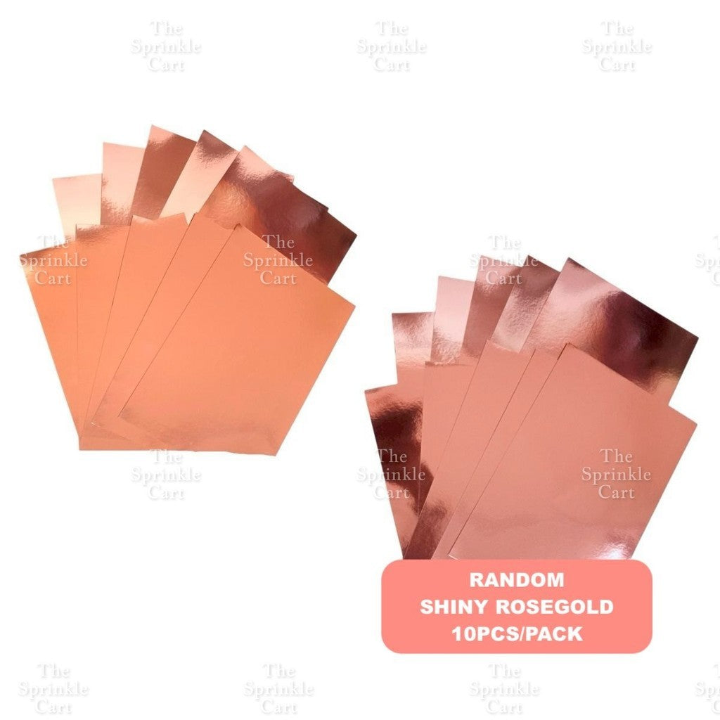 10pcs 250gsm/80gsm Glitter and Shiny Metallic Mirror Card Stock Board DIY Paper for Arts Cardstock