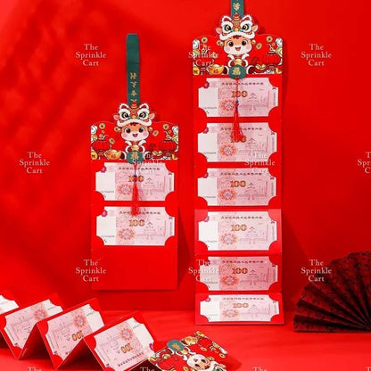 Surprise Money Accordion Angpao Envelope for Birthday Christmas Valentines and Mothers DayTSC