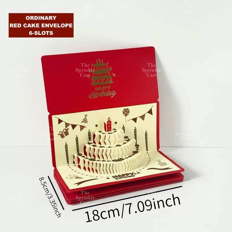 Surprise Money Accordion Angpao Envelope for Birthday Christmas Valentines and Mothers DayTSC