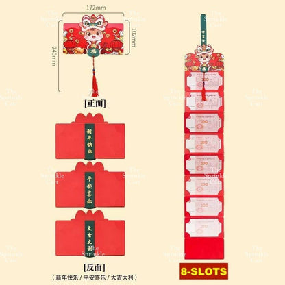 Surprise Money Accordion Angpao Envelope for Birthday Christmas Valentines and Mothers DayTSC