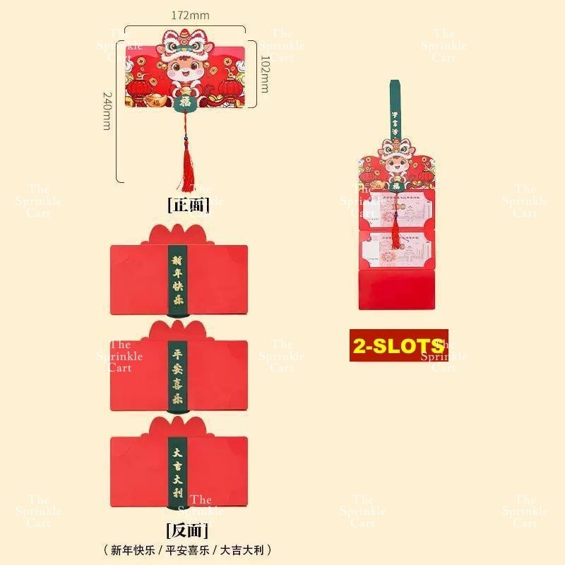 Surprise Money Accordion Angpao Envelope for Birthday Christmas Valentines and Mothers DayTSC