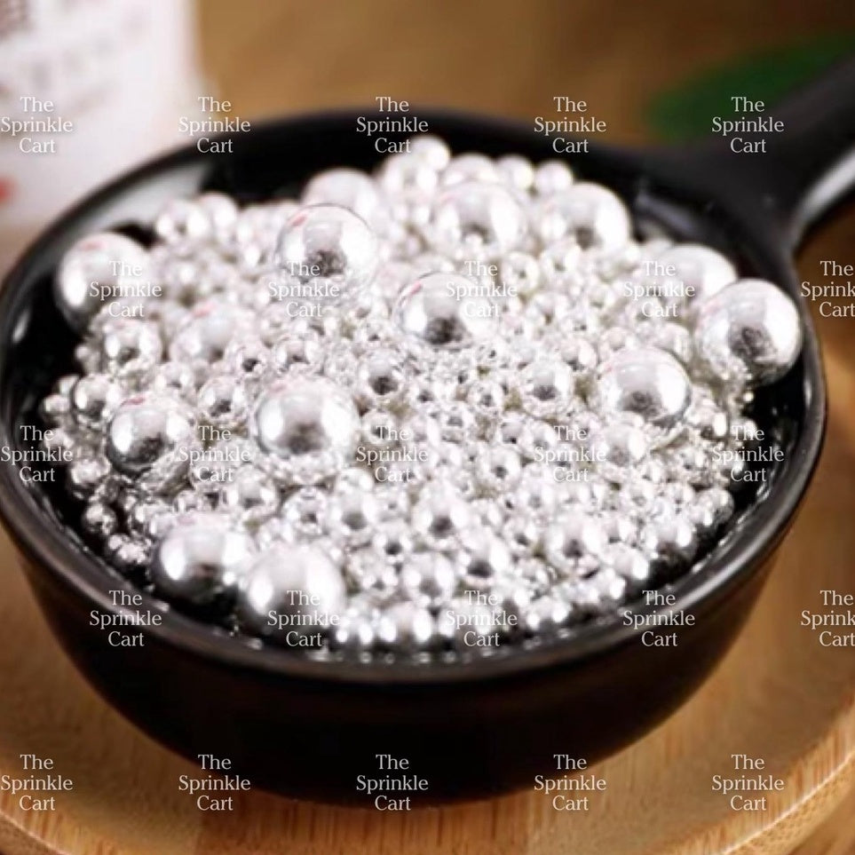 Edible Sprinkles Dragees Pearl Cake Decoration Sprinkle 50grams Confetti