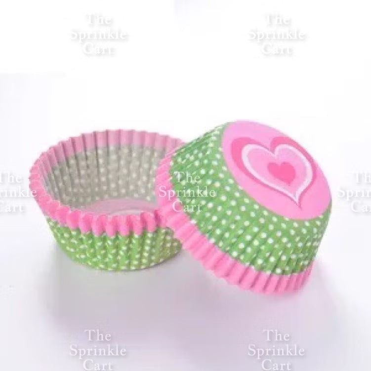 100pcs Cupcake Liner 3oz Muffin Paper Cups Colored and with Design Baking