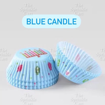 100pcs Cupcake Liner 3oz Muffin Paper Cups Colored and with Design Baking
