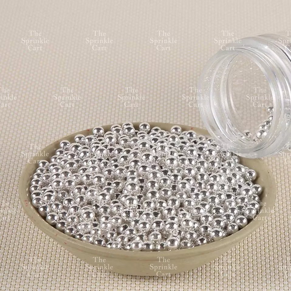 Non-Pareils Edible Sprinkles Dragees Bauble Cake Decoration Sprinkles Colorful 50grams