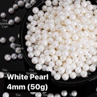 Edible Sprinkle Dragees Luxe Series Metallic Gold Rosegold Matte Pastel 50grams Decoration
